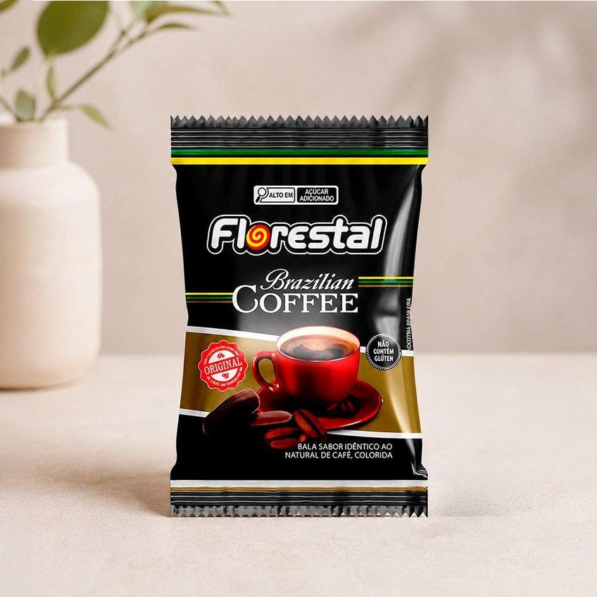 Bala Florestal Brazilian Coffee Monoporção 20g - Embalagem Com 12 Unidades - imagem 3