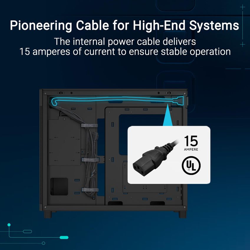 Gabinete PC Asus Prime AP303 Com Painel Em Malha E USB Tipo-C - imagem 4