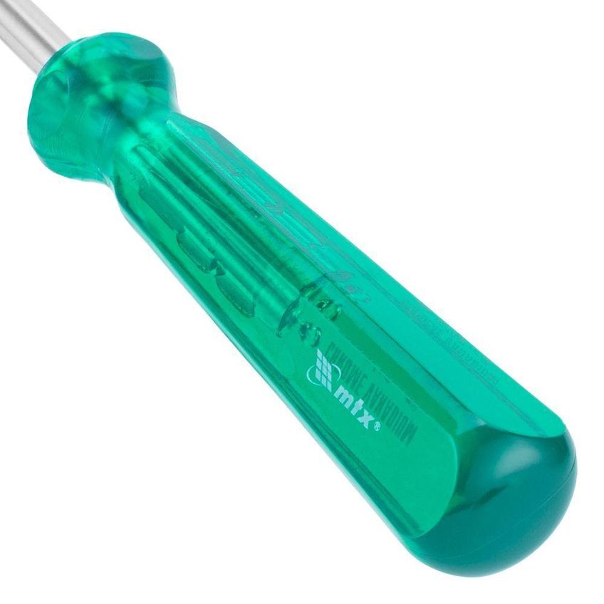 Chave De Fenda SL8 125mm Aço CRV Haste Niquelada Verde MTX Bivolt - imagem 5