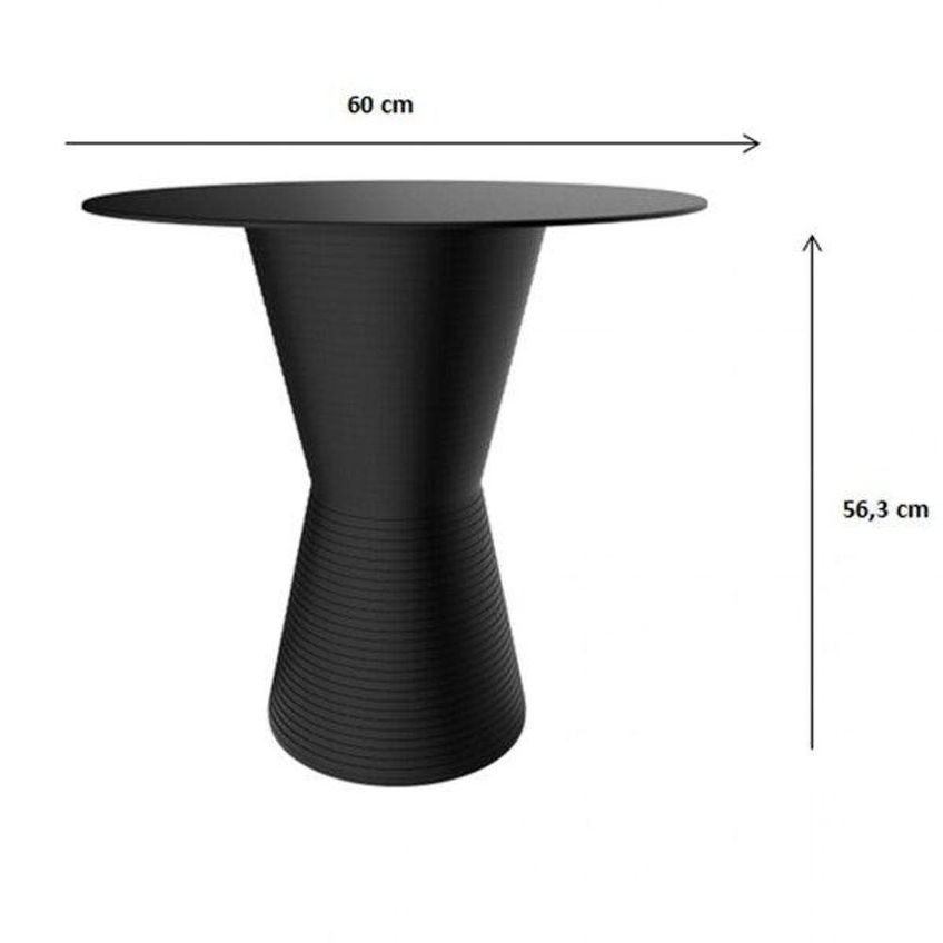 Mesa Lateral Dub Redonda Polipropileno 60cm Azul I'm In Home - imagem 3