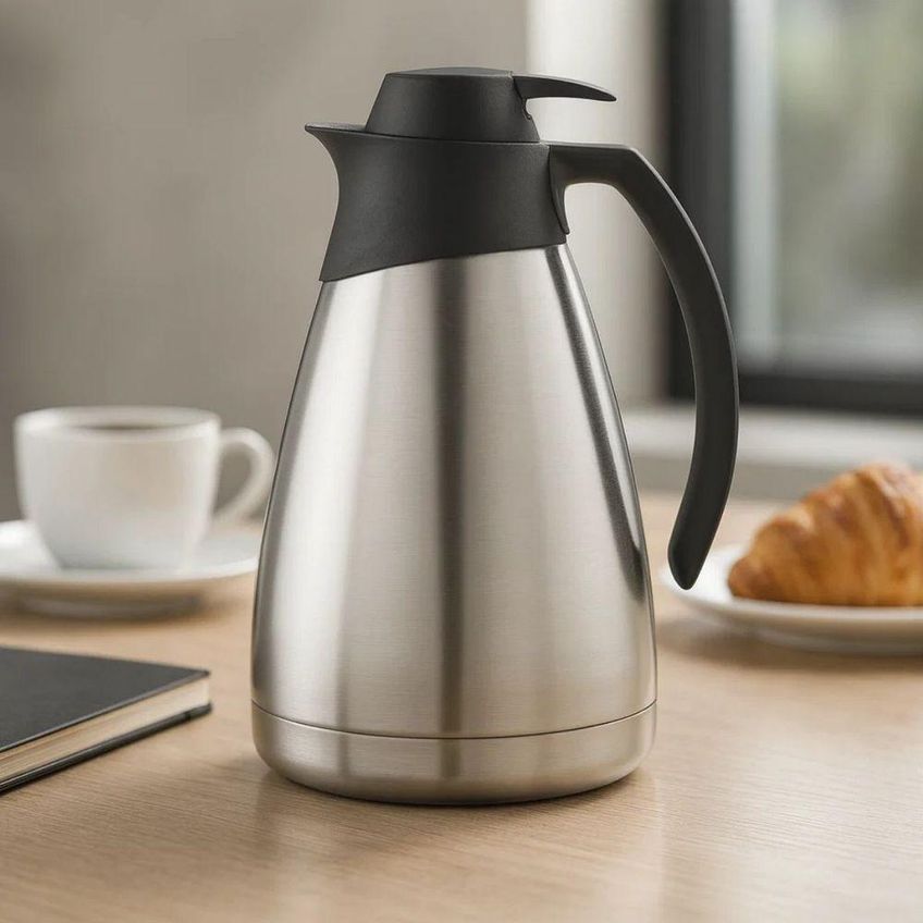 Garrafa Térmica Bule Acolher Quente E Frio Inox 1l Sanremo - imagem 3