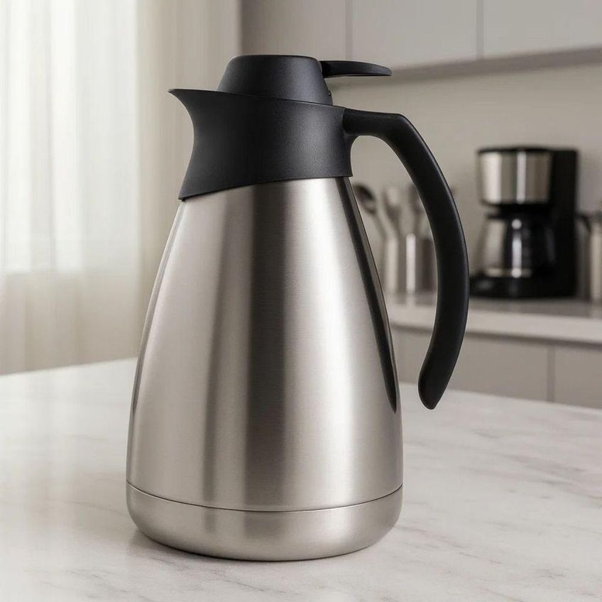 Garrafa Térmica Bule Acolher Quente E Frio Inox 1l Sanremo - imagem 4
