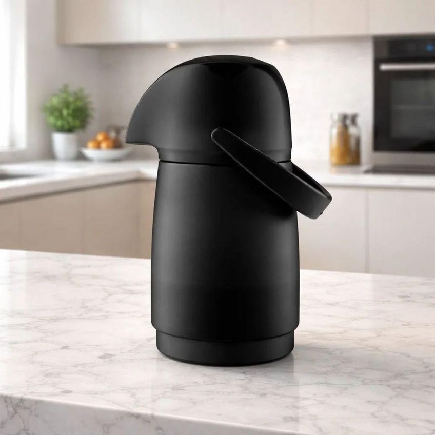 Garrafa Térmica Expressar Color Mantém Bebidas Quentes E Frias Aço Inoxidável Preto Sanremo 500ml - imagem 3