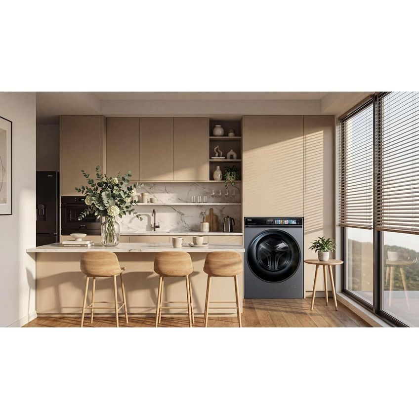 Lava E Seca 12kg/7kg Inverter HWD120W Painel Digital Haier - imagem 3