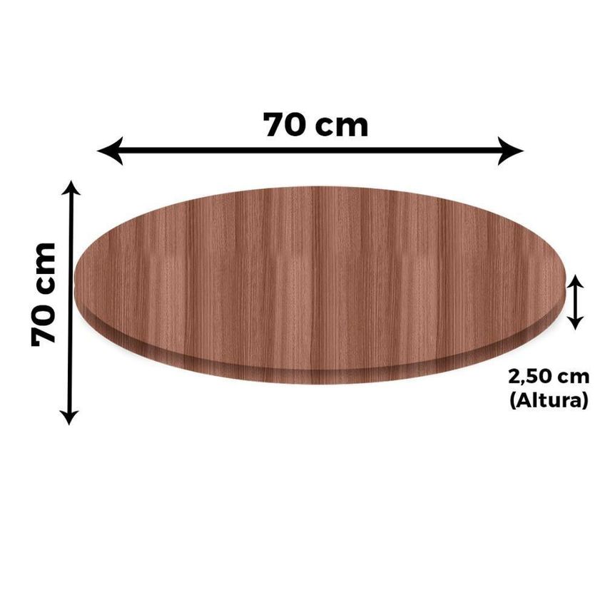 Mesa De Jantar Pisa Beta 2 Lugares Redonda Tampo Mdp Branco Fratini - imagem 5