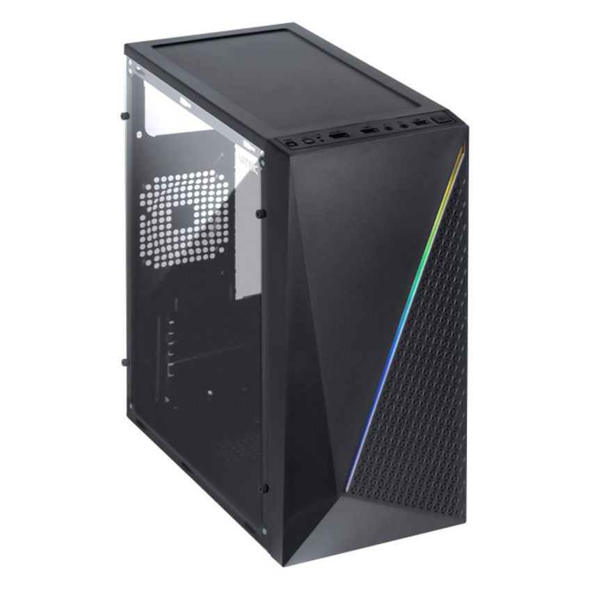 Gabinete Gamer Vinik Murk Preto Lateral Acrilico GGMA-CBK - imagem 2
