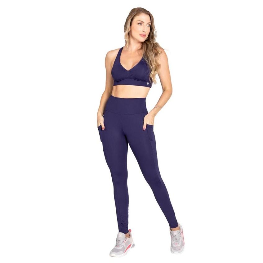 Legging Trinys Soft Core F-15444 Com Bolsos Feminina - imagem 3