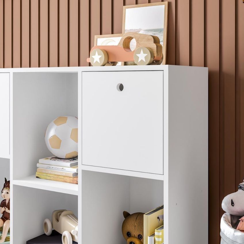 Nicho Organizador Estante Infantil Crrui-nio002 3 Caixas 159cm Branco Multimóveis - imagem 4