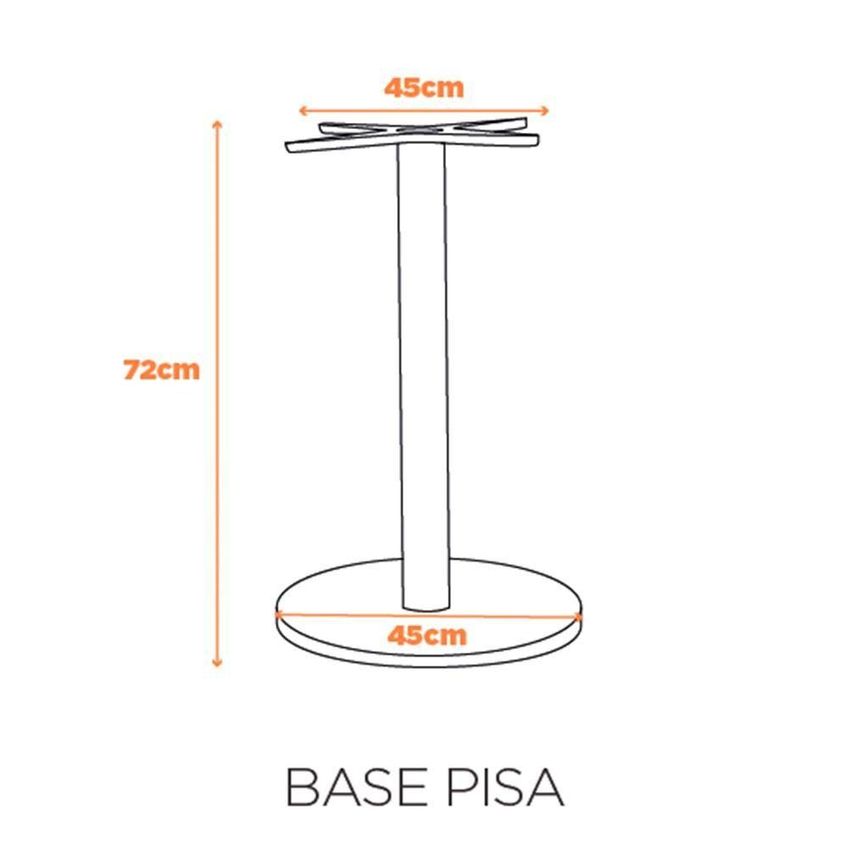 Mesa De Jantar Pisa Beta 2 Lugares Redonda Tampo Mdp Branco Bege Fratini - imagem 4