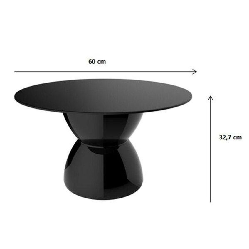 Mesa Lateral Apoio Hydro Redonda Plástico Resistente A Raio UV Lazuli 60cm I'm In Home - imagem 4
