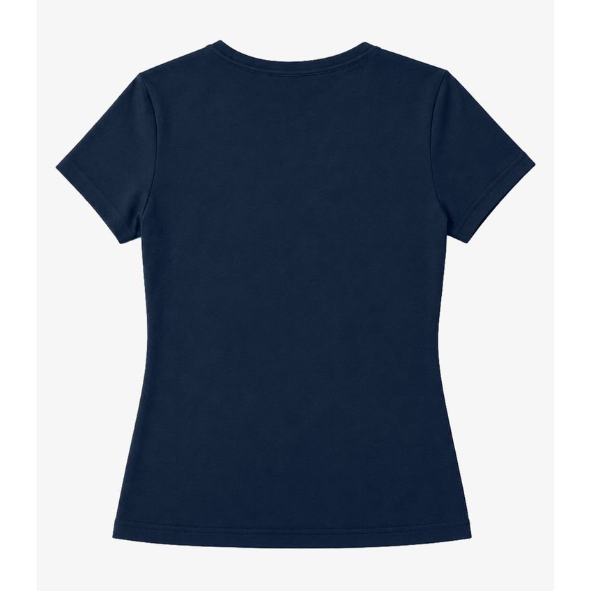 Blusa Feminina Malha Me Viscose Azul GG - imagem 5