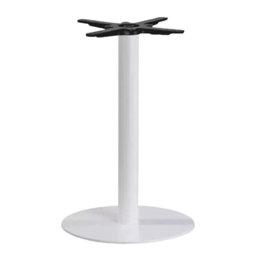 Mesa De Jantar Pisa Beta 2 Lugares Redonda Mdp Branco Bege Fratini - imagem 3
