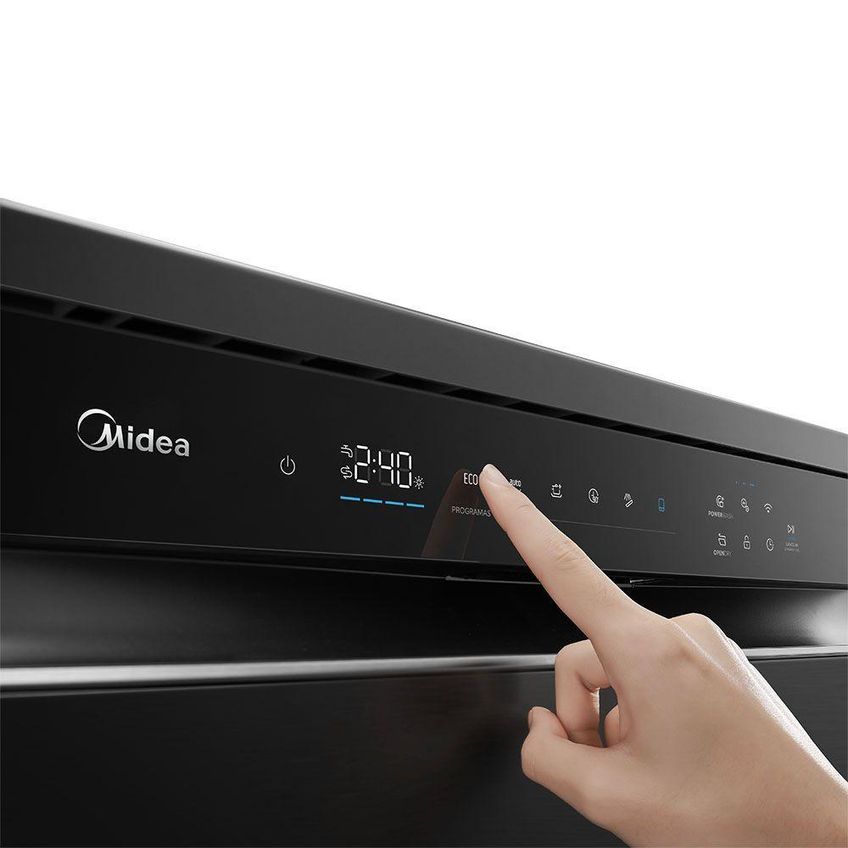 Lava-louças Midea Smart Home Black Inox 127v 16 Serviços Mdwef1633gbs1 - imagem 3