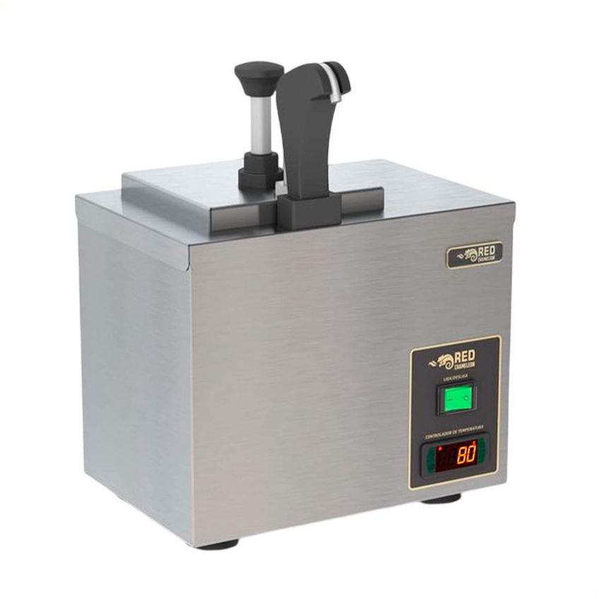 Dispenser De Molhos E Queijo Red Chameleon Em Inox 2,5 Litros 220v Dispq - imagem 5