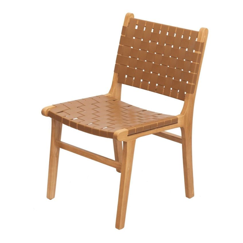 Cadeira Para Sala De Jantar Em Madeira Maciça Aya Caramelo - imagem 4