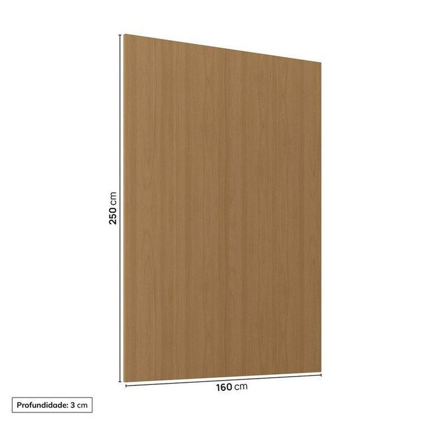 Rack Ripado Com Painel Tv Até 60 Polegadas 160cmx250cm Aruá Cabecasa Madeiraoriginals Marrom/jatob Jatoba - imagem 4