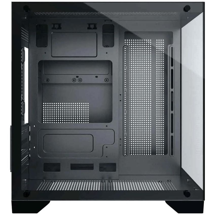 Gabinete Gamer Aquario Clarity Preto + 7 Fan Led Cor Verde - imagem 4