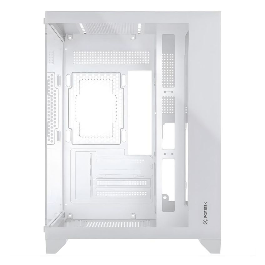 Gabinete Gamer Aquario Clarity Branco Vidro + 7 Fans Led Rgb - imagem 3