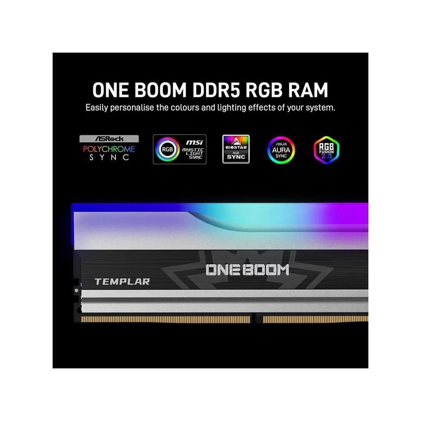 Memória Ram Ddr5 Kingspec Oneboom Templar 32 GB 5600 MHz RGB - imagem 4
