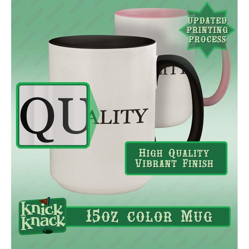 Knick Knack Gifts – Não É Irônico? – Caneca De Cerâmica 15 oz (444 ml) Com Cabo E Interior Azul Claro - imagem 2