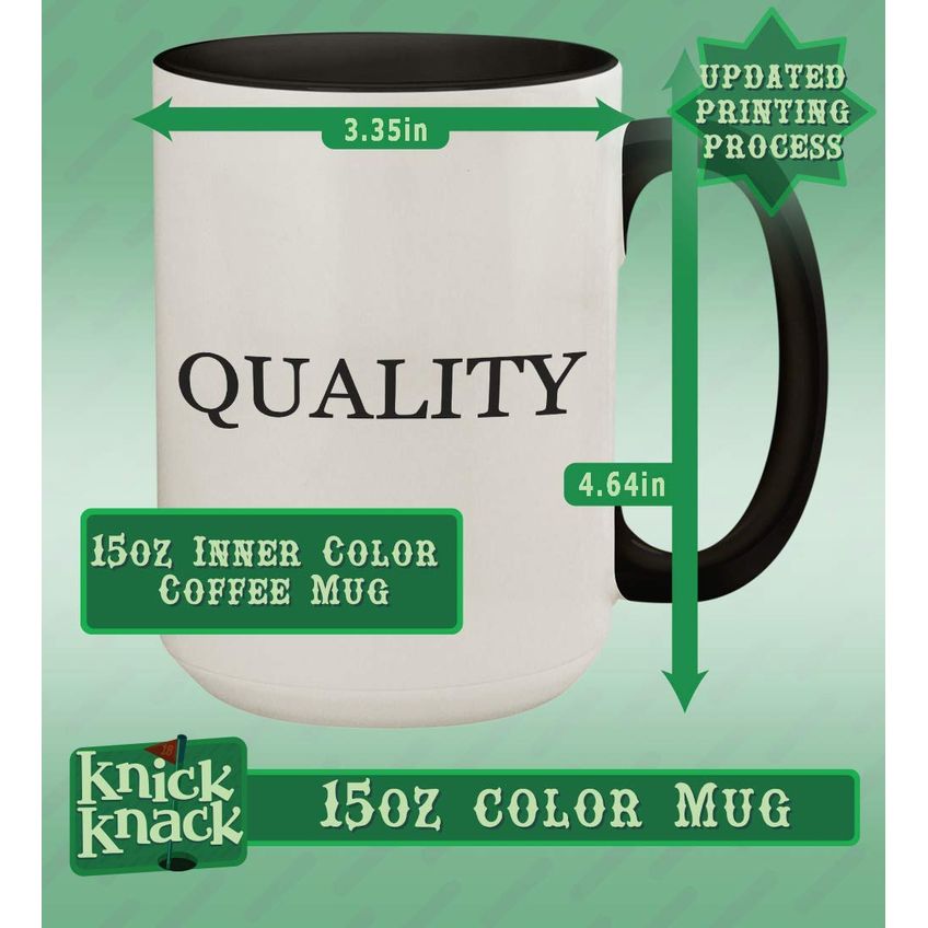 Knick Knack Gifts – Não É Irônico? – Caneca De Cerâmica 15 oz (444 ml) Com Cabo E Interior Azul Claro - imagem 3