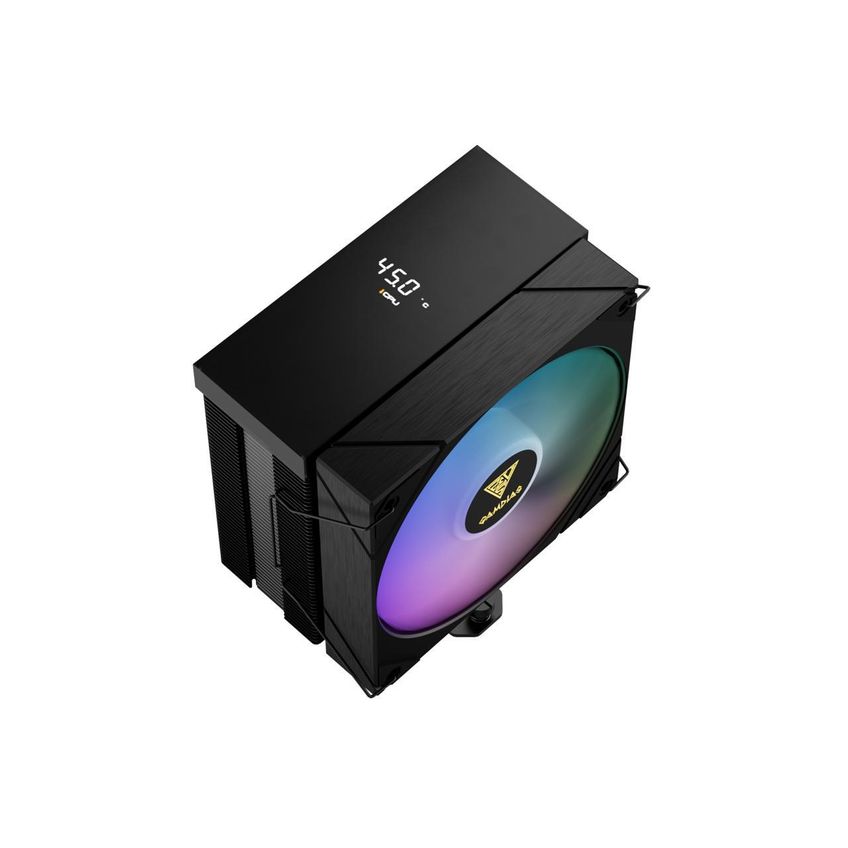 Cooler De Ar Para CPU Gamdias Boreas M2-51D ARGB Com Display Digital - imagem 3