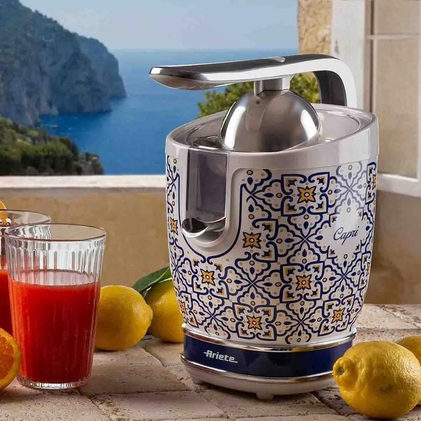 Espremedor De Frutas Ariete Capri Elétrico Em Aço Inox 220v 00c04130carbr - imagem 4
