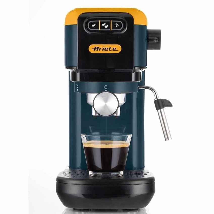 Maquina De Café Ariete Slim Espresso 1,1l Em Aço Inox 1300w Amarelo 220v 00m139916arbr - imagem 3