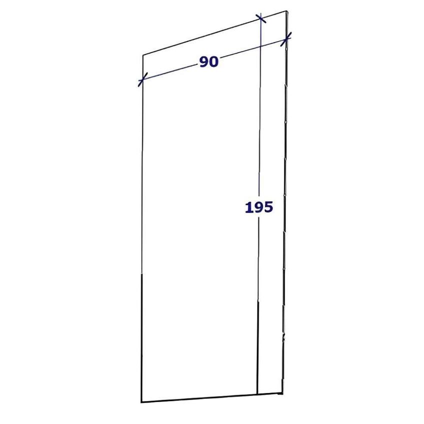 Painel Para TV Sala De Reunião Sem Porta MDF 90cm Cinza Sagrado F5 Office - imagem 3