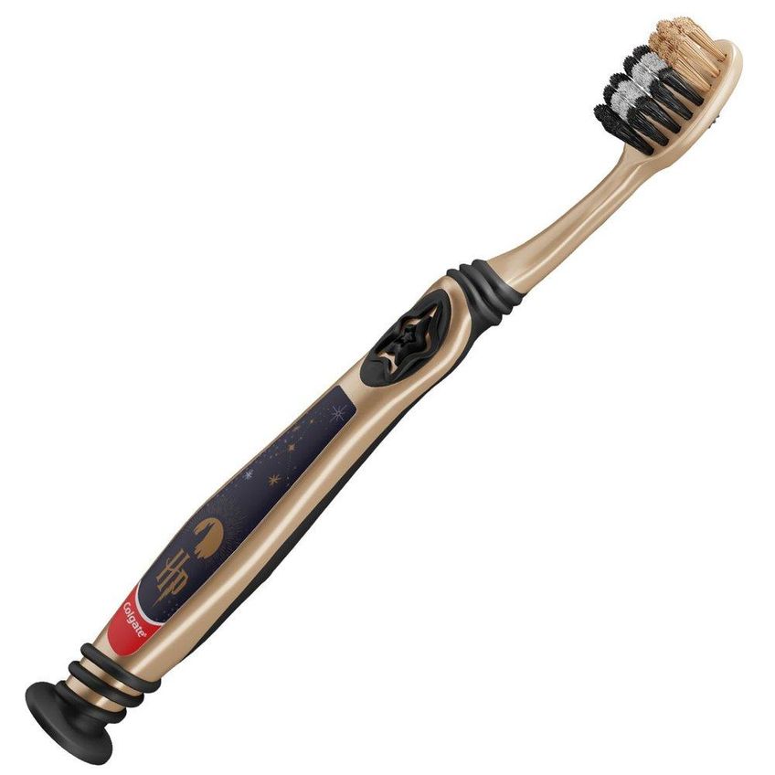 Escova Dental Colgate Infantil Ultramacia Harry Potter Com Ventosas 2 Unidades - imagem 4