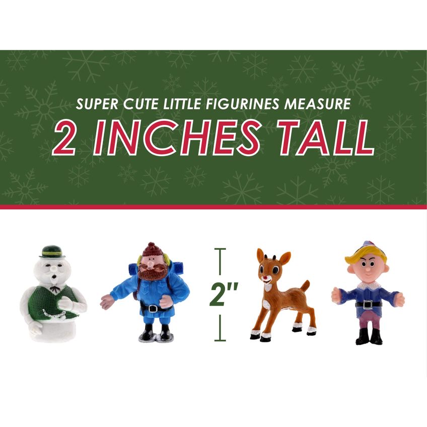 Figurinas De Natal Yinat Rudolph 5 cm Conjunto De 4 Peças - imagem 4