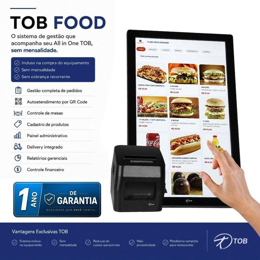 Computador All In One Touch Tob Intel Celeron N5095 8gb SSD 120gb Linux 22 Polegadas - imagem 5