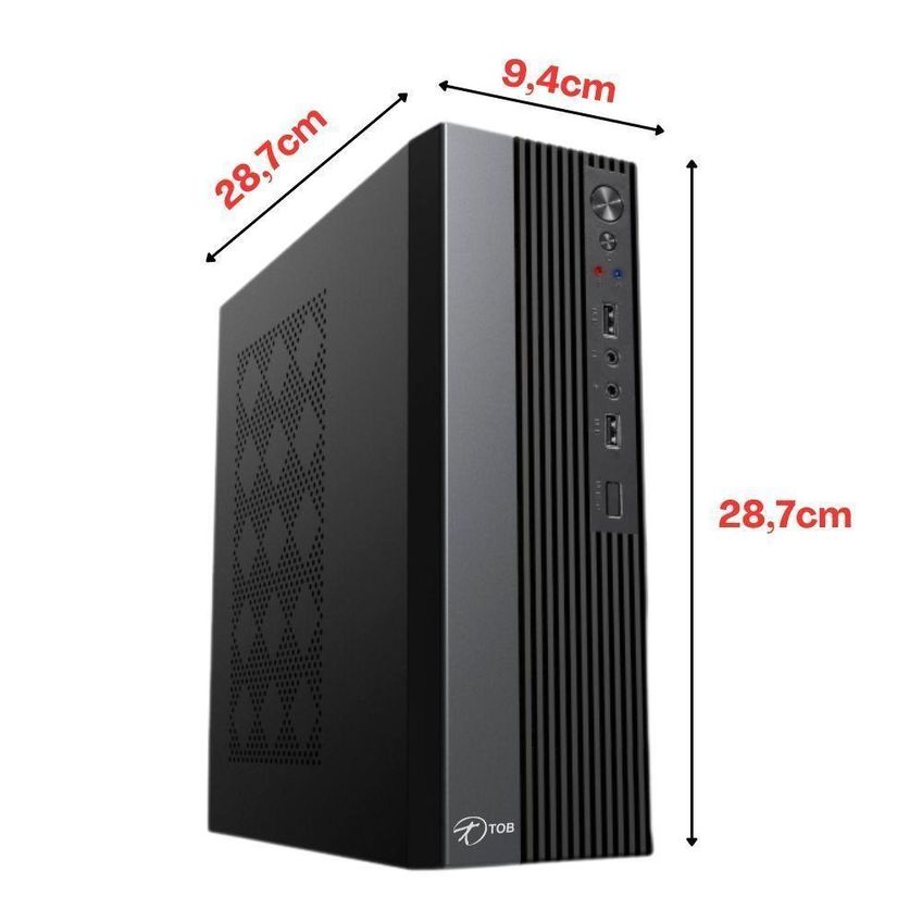 Computador PDV TOB Core i7 6ªG 8GB SSD 240GB Monitor 19" Impressora Térmica Gaveta Dinheiro Leitor - imagem 3