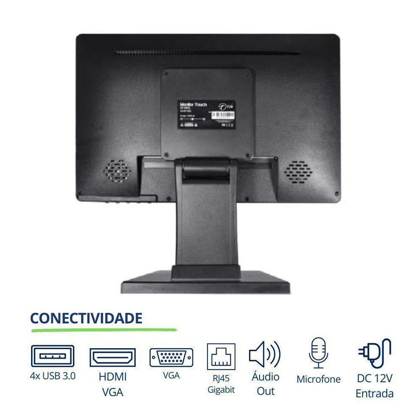 Computador All In One Touch Tob Intel Celeron N5095 8gb SSD 120gb Linux 15 - imagem 3