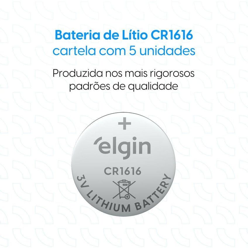 Bateria De Lítio Elgin Cr123 3v Blister Com 1 Unidade - imagem 3