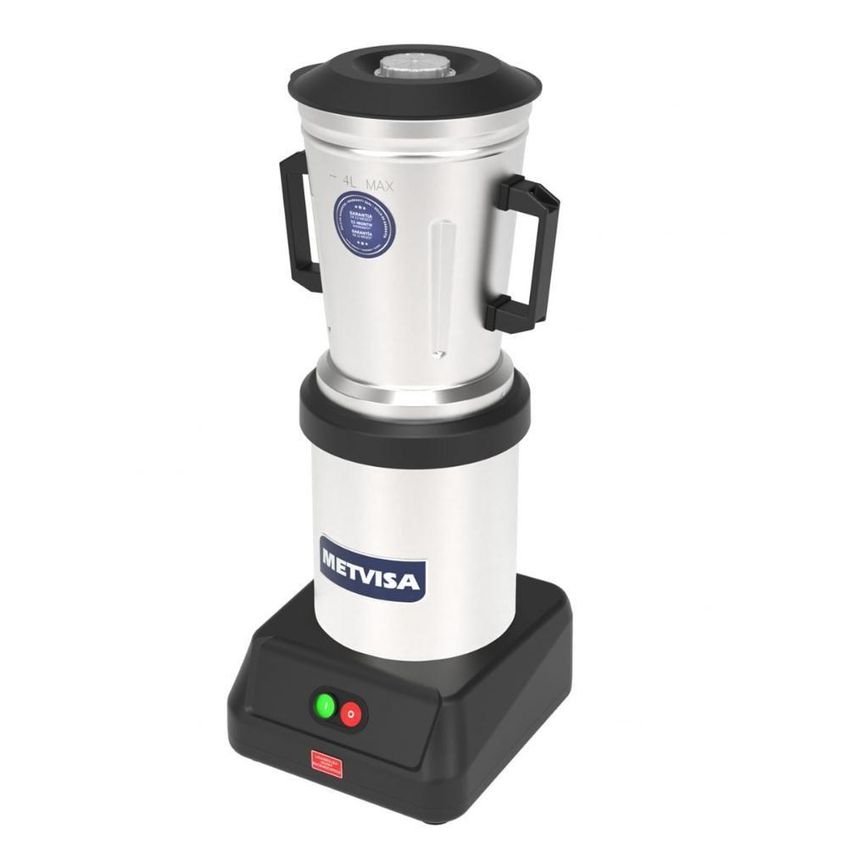 Liquidificador Comercial Lqi.4 Baixa Rotação 3500 Rpm Prata Metvisa - imagem 4