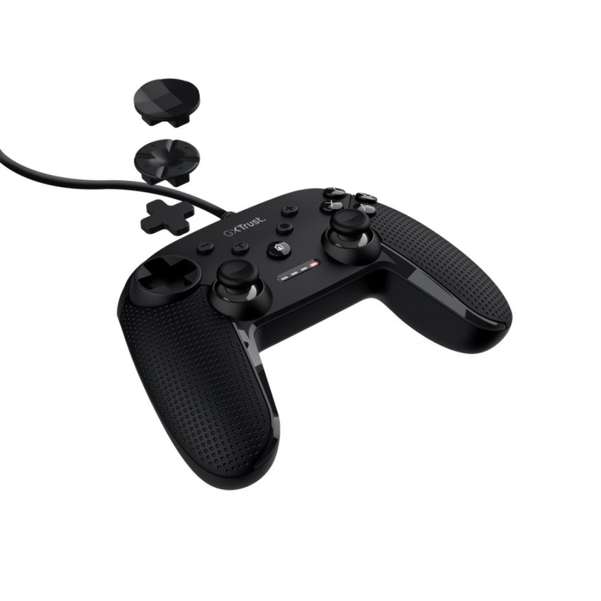 Controle Gamer Trust Muta USB Gatilhos Analógicos Nível de Pressão D-Pad Modular Preto GXT541 - imagem 4
