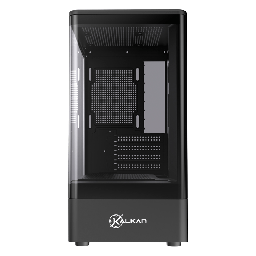 Gabinete Gamer Kalkan Avalon Pro Curve S/fan Micro Atx Painel Frontal Curvo Usb 3.0 Preto - Klk00076 - imagem 2
