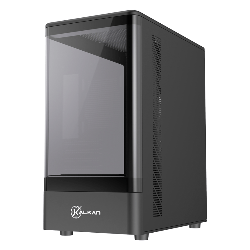 Gabinete Gamer Kalkan Avalon Pro Curve S/fan Micro Atx Painel Frontal Curvo Usb 3.0 Preto - Klk00076 - imagem 3