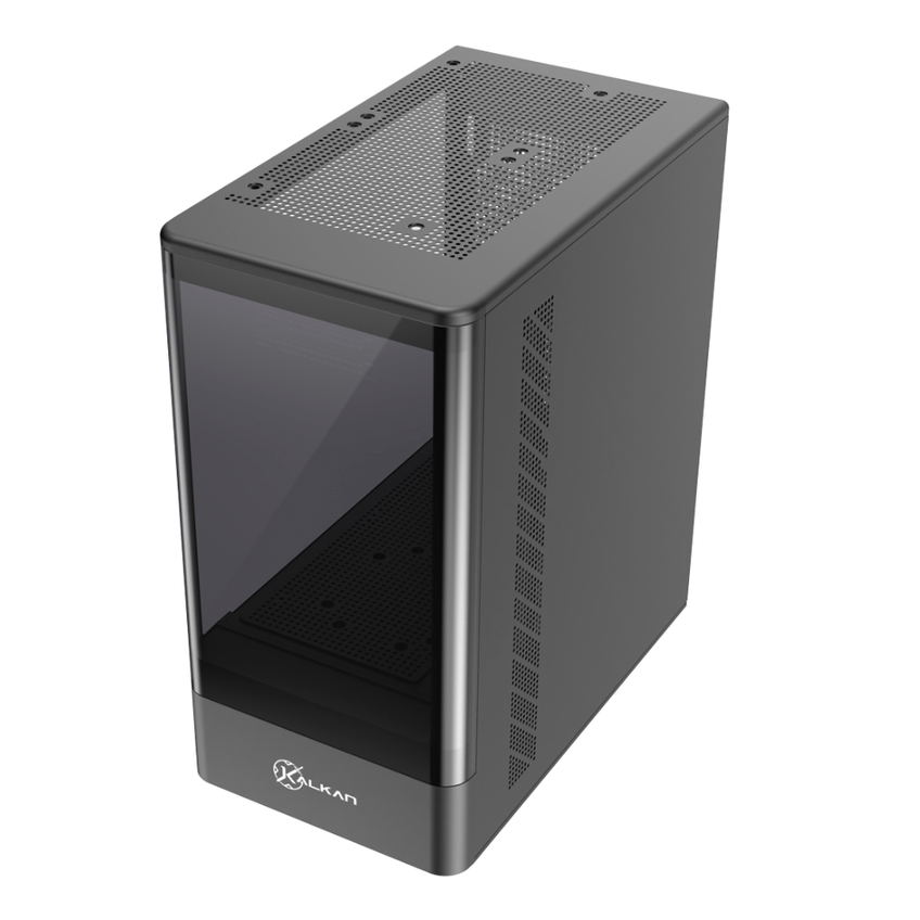 Gabinete Gamer Kalkan Avalon Pro Curve S/fan Micro Atx Painel Frontal Curvo Usb 3.0 Preto - Klk00076 - imagem 4
