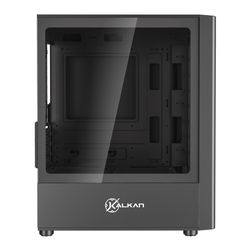 Gabinete Gamer Kalkan Vesir S/fan Micro-atx Vidro Temperado Duplo Usb 3.0 Preto - Klk00083 - imagem 4