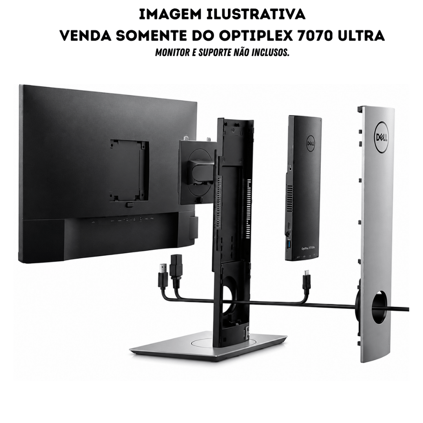 Optiplex 7070 Ultra I7-8665u 8gb Ssd 240gb - imagem 3