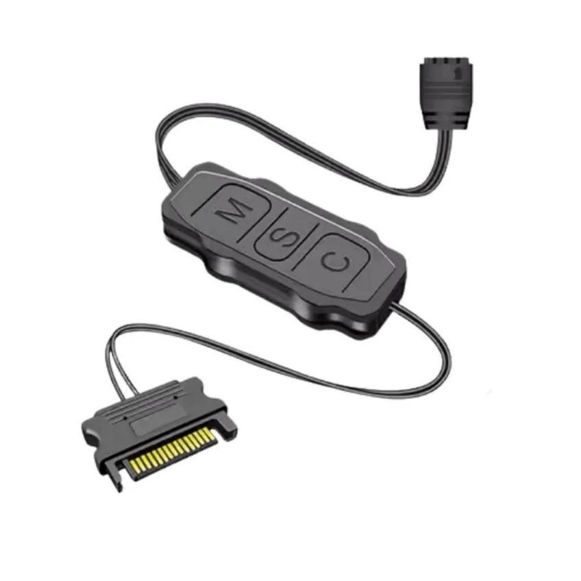 Controlador Argb Tishric 5v 3 Pinos P/ Sata Tsr032 Preto - imagem 4
