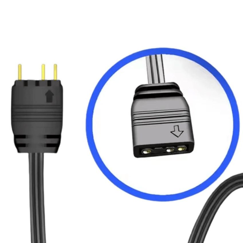 Controlador Argb Tishric 5v 3 Pinos P/ Sata Tsr032 Preto - imagem 5