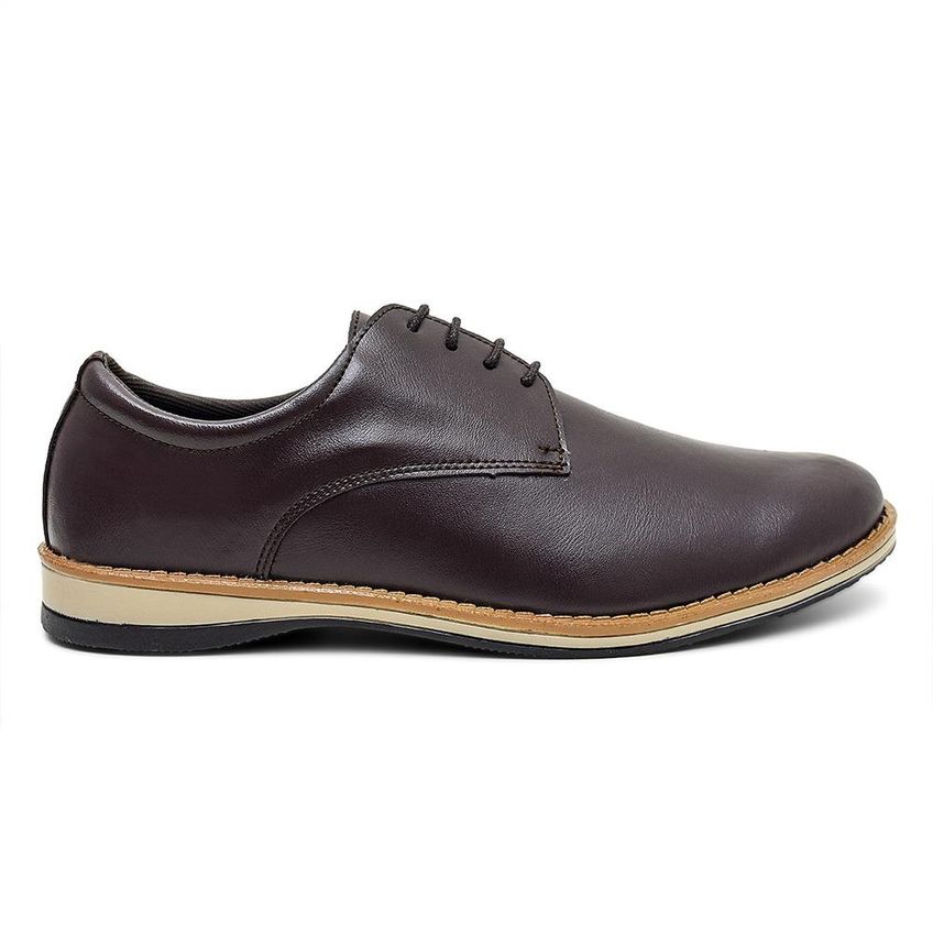 Sapato Oxford Masculino Fork Confort Premium Café 41 - imagem 2
