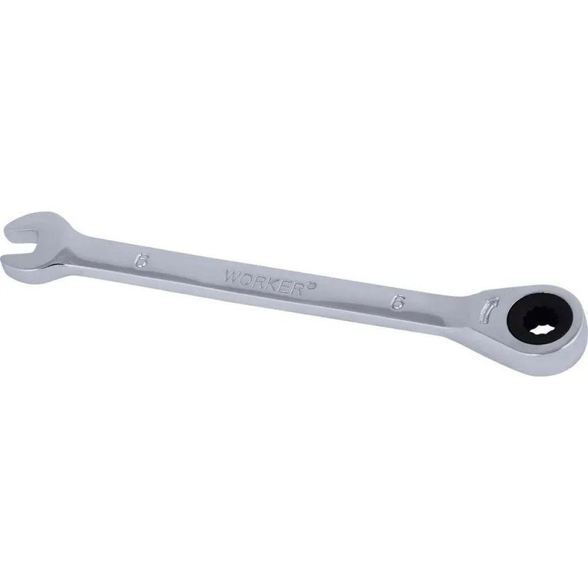 Chave Combinada Com Catraca 6mm 72 Dentes Alta Precisao Worker 248648 - imagem 5