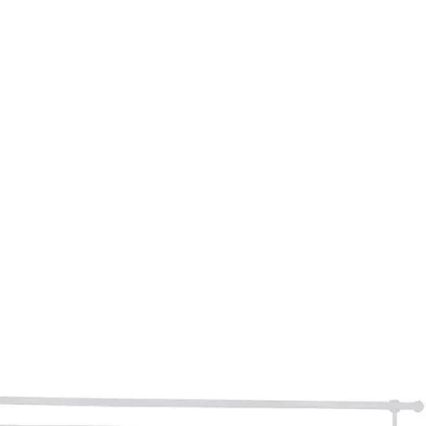 Varao Para Cortina Duplo 2,00m 19mm Branco Com Acessorios Kala - imagem 3