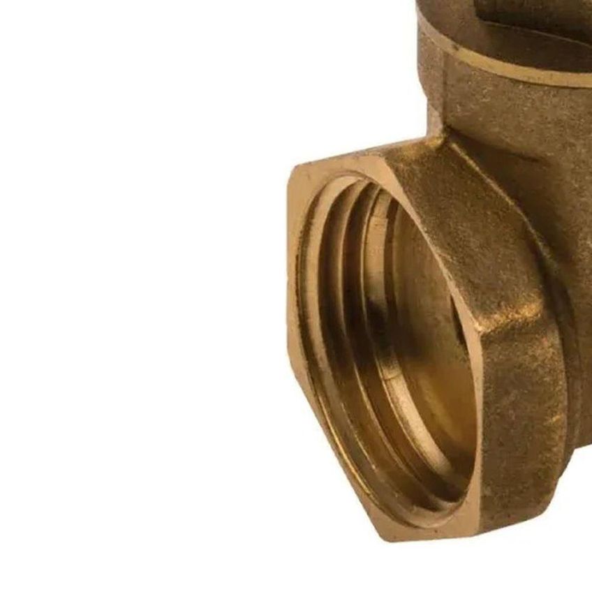 Registro De Gaveta 1 Polegada Controle De Fluxo Zamac Bruto Alta Resistencia Mecanica Kala - imagem 3