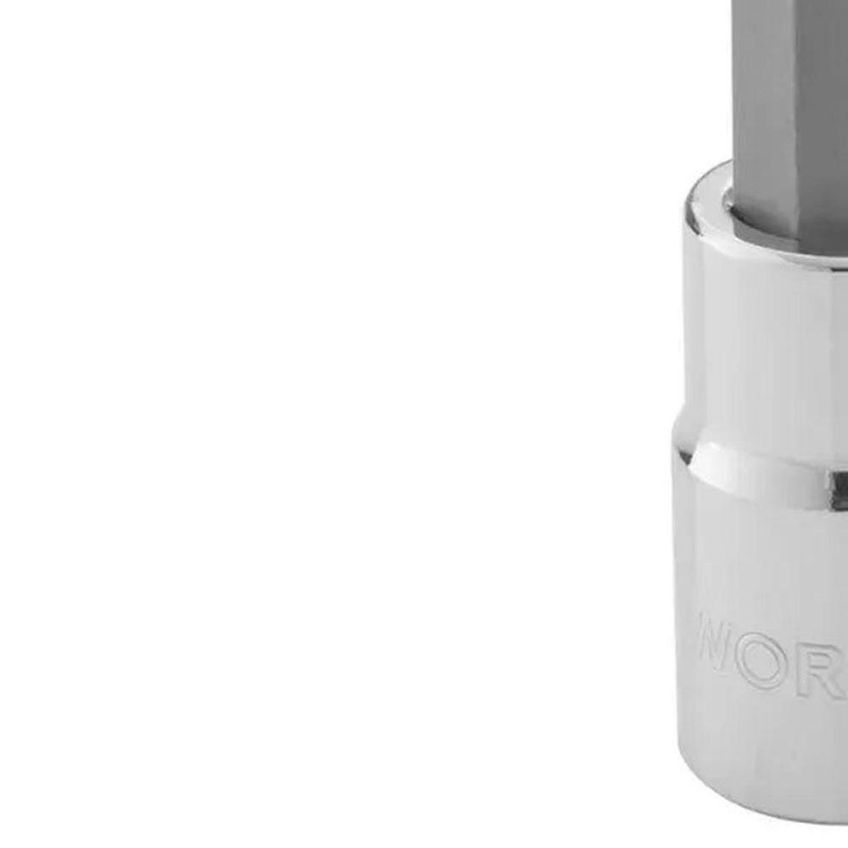 Chave Soquete Longo Multidentada M10 1/2 Pol 402508 Aço Ferramenta S2 Worker - imagem 4