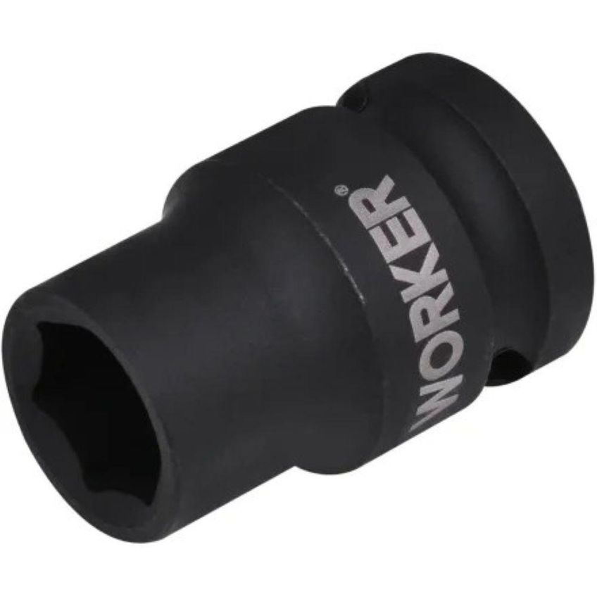 Soquete Sextavado De Impacto 18mm Encaixe 1/2 Polegada Worker - imagem 5